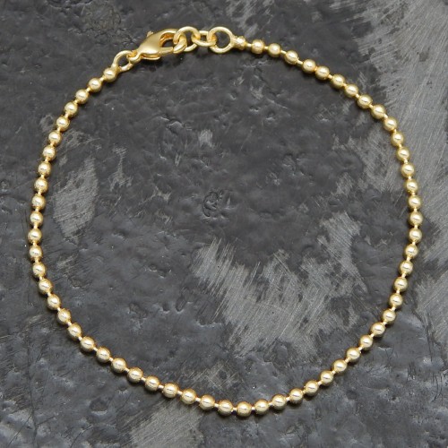 Brass Gold Plated Metal Chain Bracelets- A1B-4830