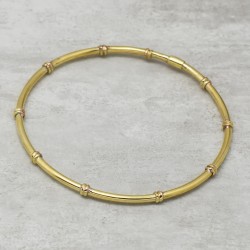 Brass Gold Plated metal Bangles- A1B-5519