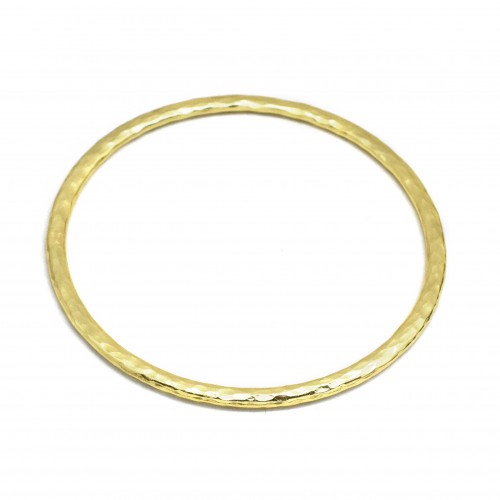 Brass Gold Plated Hammered Metal Bangles- A1B-8081