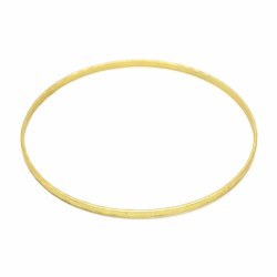 Brass Gold Plated Hammered Metal Bangles- A1B-8290