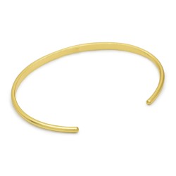 Brass Gold, Silver Plated Adjustable Metal Bangles- A1B-8635