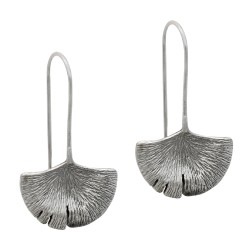 925 Sterling Silver Oxidized Metal Dangle Earrings- A1E-4958