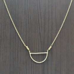 Brass Gold Plated Metal Beads Pendant Necklaces- A1N-508