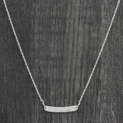 Brass Gold, Silver Plated Metal Bar Necklaces- A1N-534