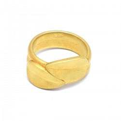 925 Sterling Silver Gold Plated Metal Rings- A1R-1127