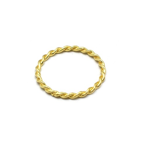 Brass Gold Plated Metal Rings- A1R-4601