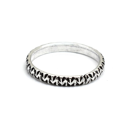 Brass Oxidized Plated Metal Adjustable Rings- A1R-4815