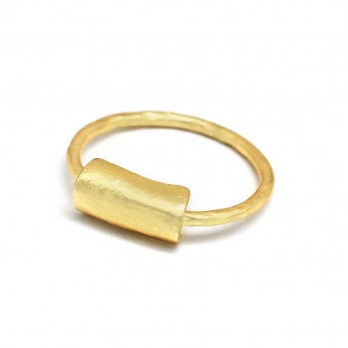 Brass Gold Plated Metal Rings- A1R-5891
