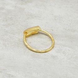 Brass Gold Plated Metal Rings- A1R-5891