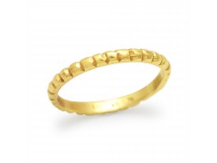 925 Sterling Silver Gold Plated Metal Rings- A1R-8292