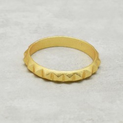 Brass Gold Plated Metal Rings- A1R-9557