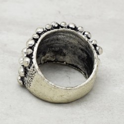 Brass Oxidized Plated Metal Rings- CDR-1501