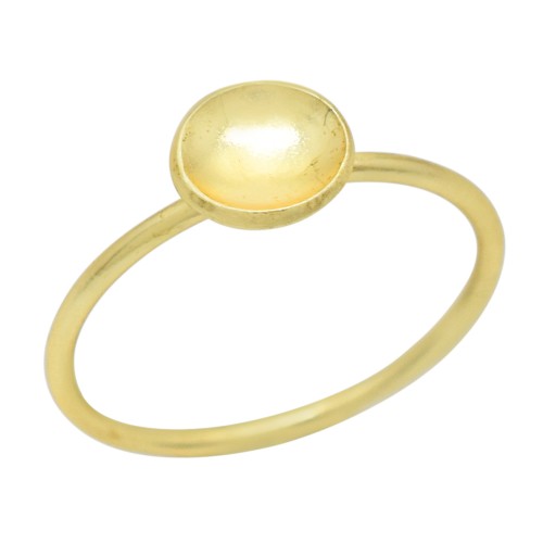Brass Gold Plated Metal Rings- CDR-3322